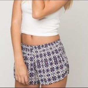 Brandy Melville boho print flowy shorts